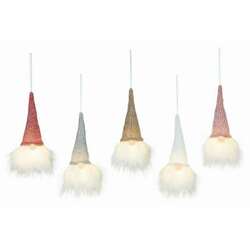 Item 509403 thumbnail Sweater Cap Gnome Ornament With Light