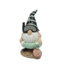 Item 516238 thumbnail Beach Gnome With Pumpkin Figure