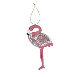 Item 516414 thumbnail Mosaic Flamingo Ornament