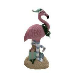 Item 516463 thumbnail Christmas Flamingo With Wreath And Gifts