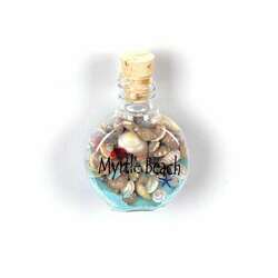 Item 524043 thumbnail Myrtle Beach Bottle With Cork Top Magnet/Sit Around