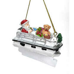 Item 524328 Christmas Pontoon Ornament