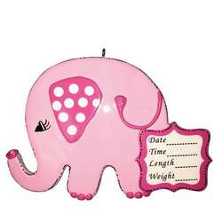Item 525163 thumbnail Baby Girl Elephant Ornament