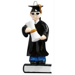 Item 525203 Graduate Boy Ornament