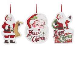 Item 527010 thumbnail Wooden Santa Claus Ornament