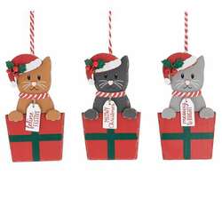 Item 527030 thumbnail Wooden Cat Ornament