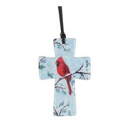 Item 527056 thumbnail Cardinal On Cross Ornament