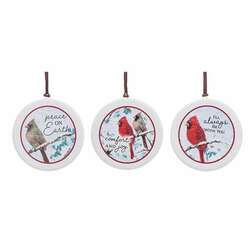 Item 527063 thumbnail Cardinal With Message Ornament