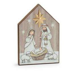 Item 527172 Shelf Sitter Holy Family