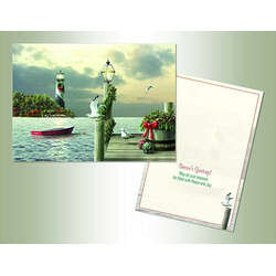 Item 552008 Dock Scene Christmas Cards