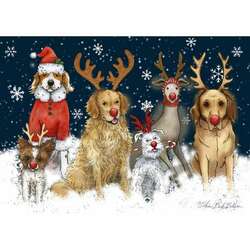 Item 552018 Reindogs Christmas Cards
