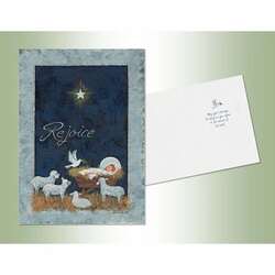 Item 552041 Rejoice Manger Christmas Cards
