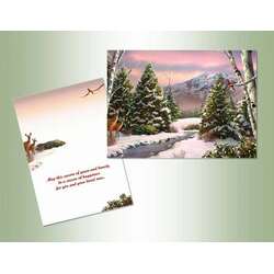 Item 552064 Mountain Deer Christmas Cards