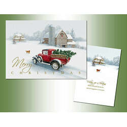 Item 552113 Red Truck Christmas Cards
