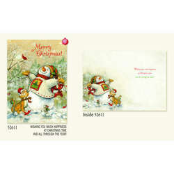 Item 552129 Snowman/Cat Christmas Cards