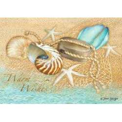 Item 552203 Warm Wishes/Seashells/Beach Christmas Cards