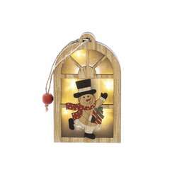 Item 558102 thumbnail Lighted Snowman Ornament