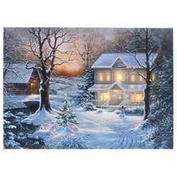 Item 558124 thumbnail Tabletop Hometown Lighted Canvas