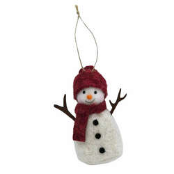 Item 558155 thumbnail Woolen Snowman Ornament