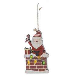 Item 558533 thumbnail Light Up Santa Ornament