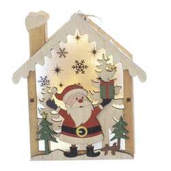 Item 558535 thumbnail Light Up Santa Ornament