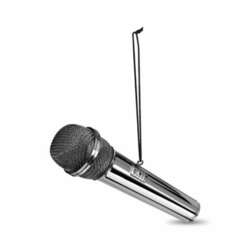 Item 560041 thumbnail Black Microphone Ornament