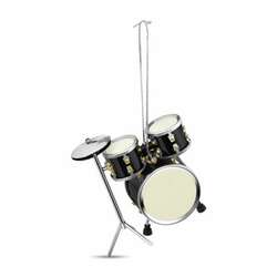 Item 560043 thumbnail Black Drum Set Ornament