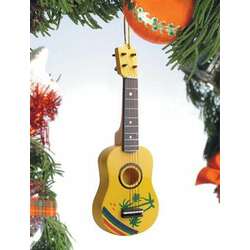 Item 560088 thumbnail Yellow Tropical Ukulele Ornament