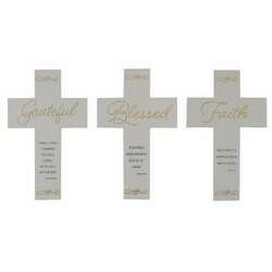 Item 601076 Wood Faith Cross Tabletop