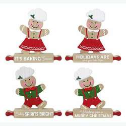 Item 601081 thumbnail Wood Cocoa/Cookie Tabletop Sign