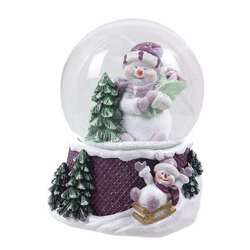 Item 601160 thumbnail Christmas Snowman Waterball With Music