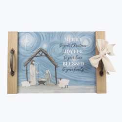 Item 601287 Nativity Serving Tray
