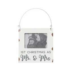 Item 609027 thumbnail 1st Christmas Mr And Mrs Photo Frame Ornament