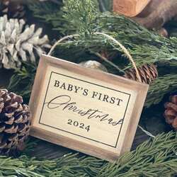 Item 609045 thumbnail Babys First Christmas 2024 Ornament