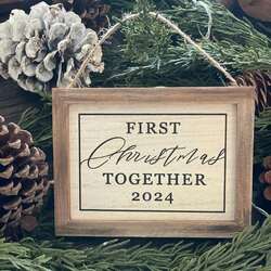 Item 609046 thumbnail First Christmas Together 2024 Ornament