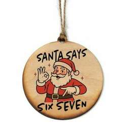 Item 613044 67 Santa Ornament