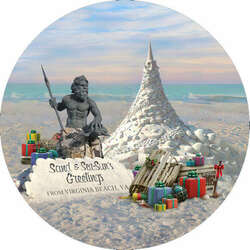 Item 613208 Virginia Beach Neptune Ornament