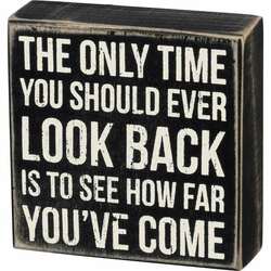 Item 642247 thumbnail Look Back Box Sign