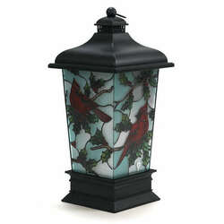 Item 801003 Lighted Cardinal Lantern