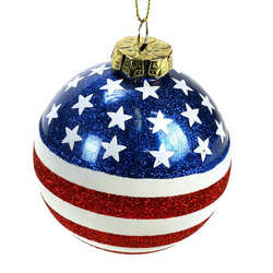 Item 803001 thumbnail USA Flag/Americana Ball Ornament