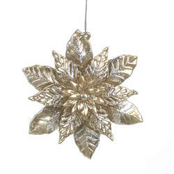 Item 803050 thumbnail Champagne Poinsettia Ornament