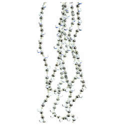 Item 808070 thumbnail 6 Foot Clear/Silver Bead/Gem Garland