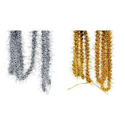 Item 808086 thumbnail 6 Foot Silver/Gold Garland