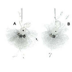 Item 812004 thumbnail Clear/Silver Ballerina Ornament