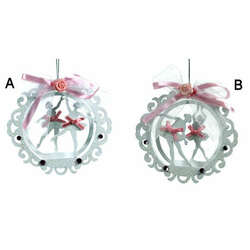 Item 812008 Ballerinas In Ball Ornament