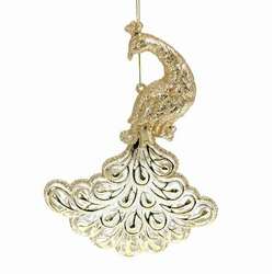 Item 812035 thumbnail Gold Peacock Ornament