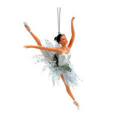 Item 820004 White Flower Ballerina Ornament