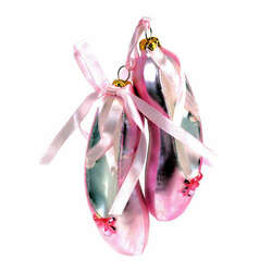 Item 820063 Ballet Shoes Ornament