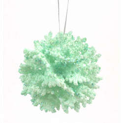 Item 820102 thumbnail Teal Coral Ball Ornament