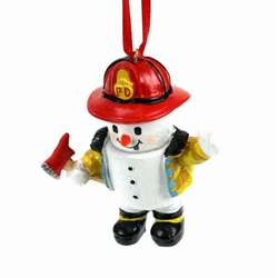 Item 825017 Firefighter Marshmallow Man Ornament